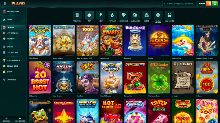 Playio interface